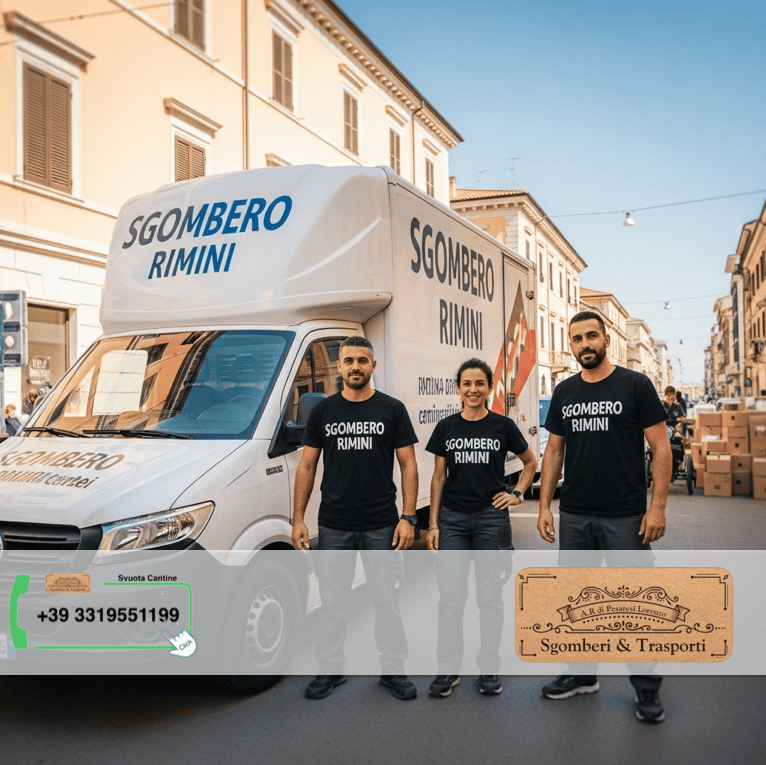 Sgombero a Santarcangelo di Romagna